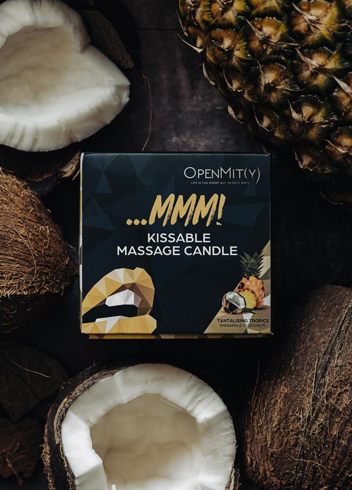 masāžas eļļas svece